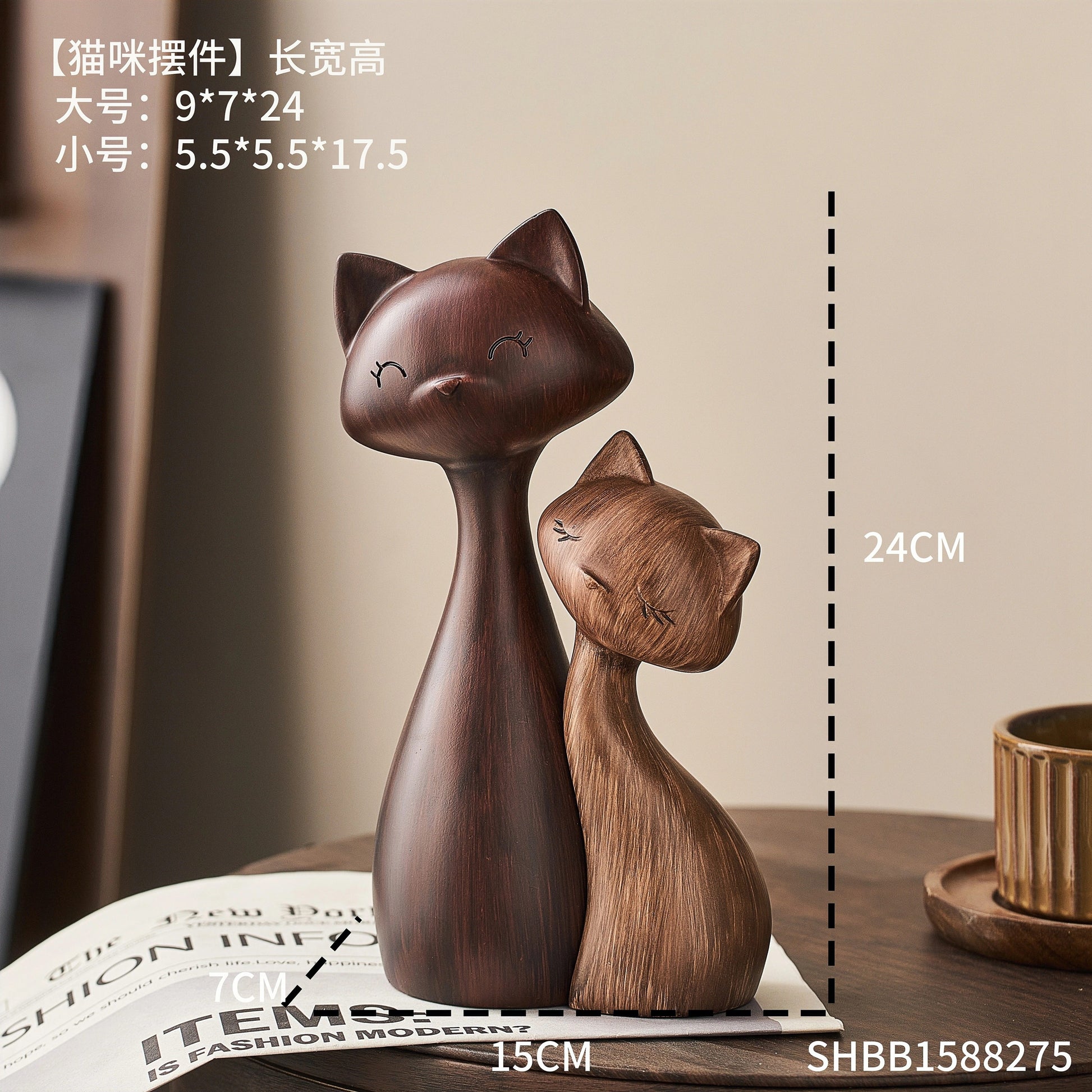 Medieval Style Rabbit Family Figurine