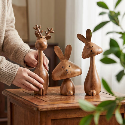 Medieval Style Rabbit Resin Desktop Ornament