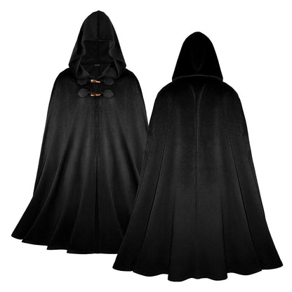 Medieval Velvet Hooded Cloak Costume