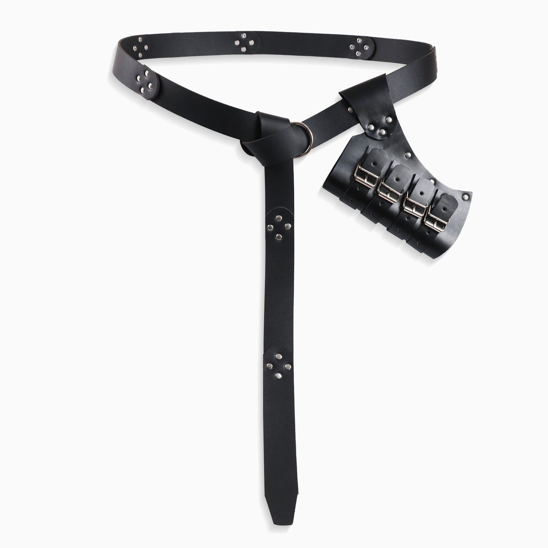 Medieval Viking sword scabbard waist belt