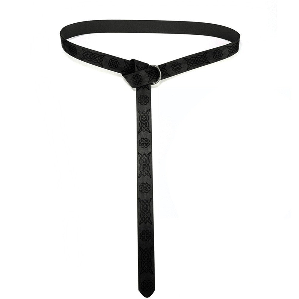 Medieval Viking sword scabbard waist belt