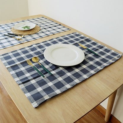 Mediterranean Blue Cotton Kitchen Towel