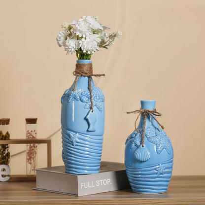 Mediterranean Ceramic Vase for Home Decor