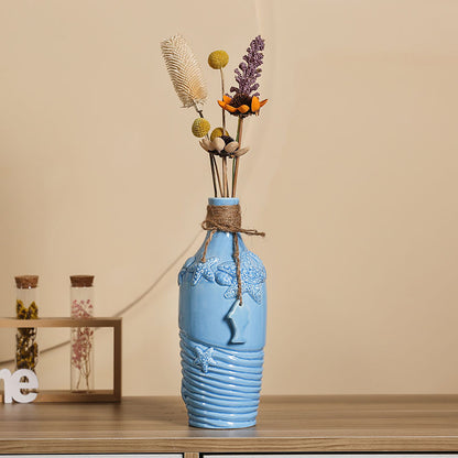 Mediterranean Ceramic Vase for Home Decor