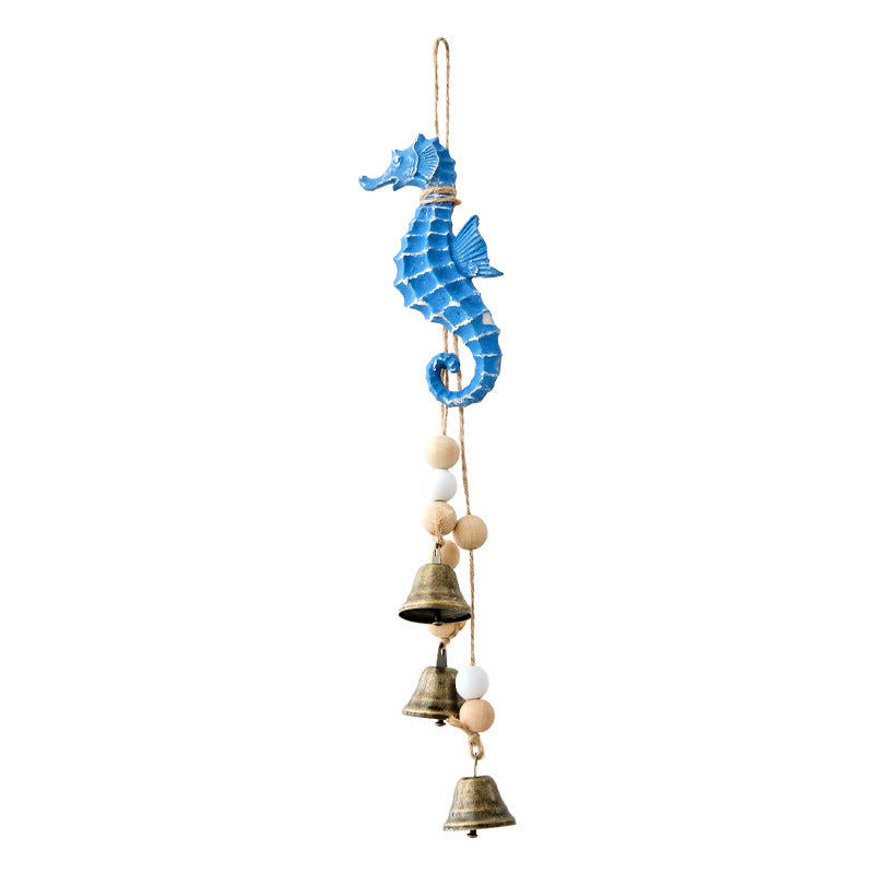 Mediterranean Wooden Sailboat Wind Chime