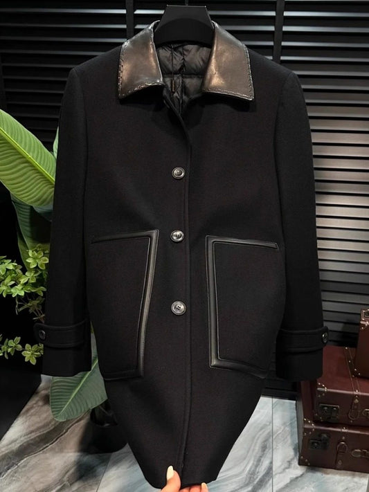 Medium and long down jacket