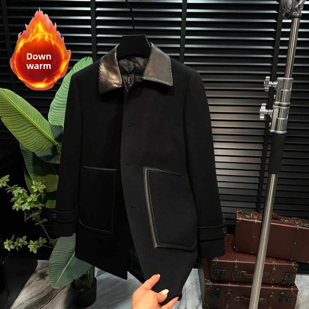 Medium and long down jacket