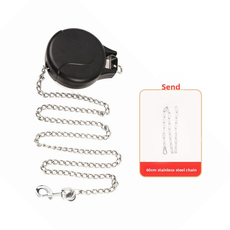 Medium-sized dogs and large dogs are leashed with dog leashes