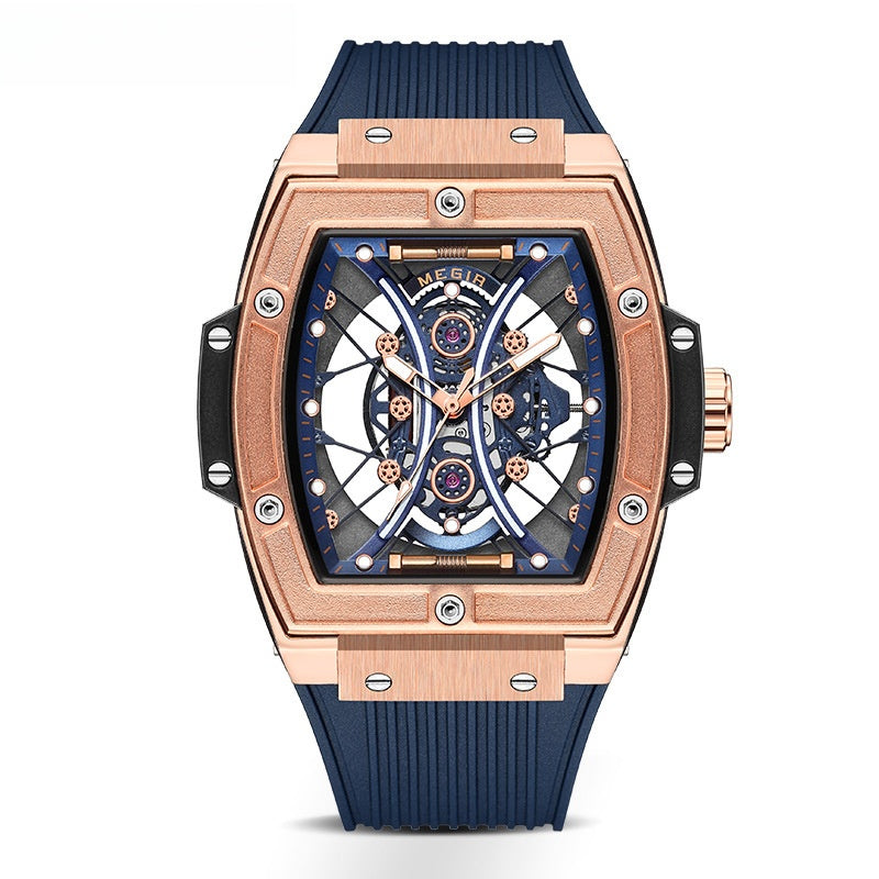 Megir Men's Square Luminous Sports Watch