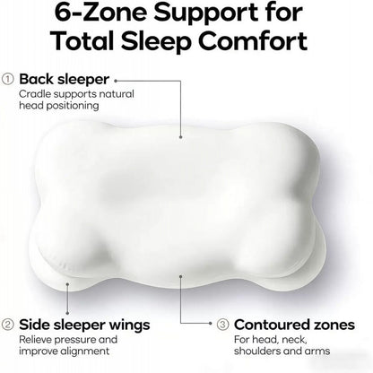 Mellow Cloud Memory Foam Pillow