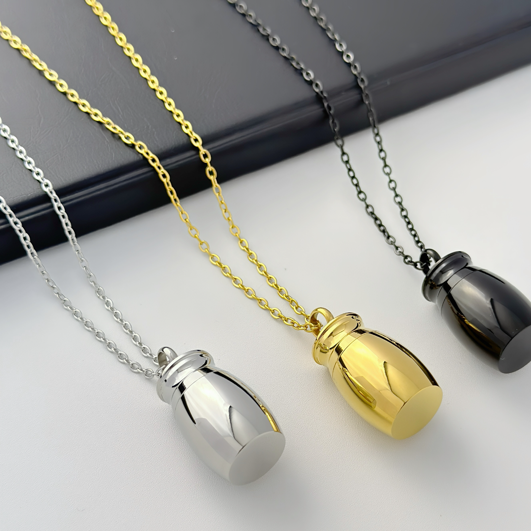 Memorial Ashes Hair Keepsake Necklace Pendant