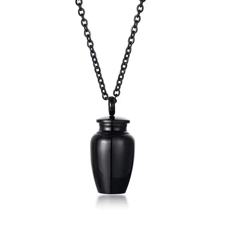 Memorial Ashes Hair Keepsake Necklace Pendant