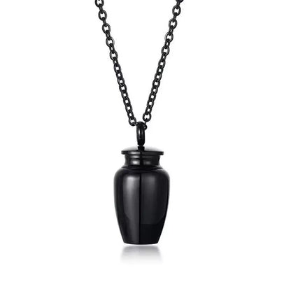 Memorial Ashes Hair Keepsake Necklace Pendant