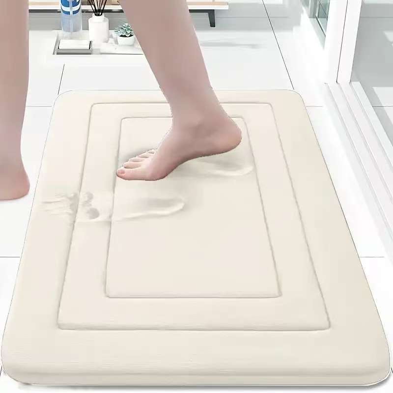 Memory Cotton Bathroom Anti-Slip Floor Mat