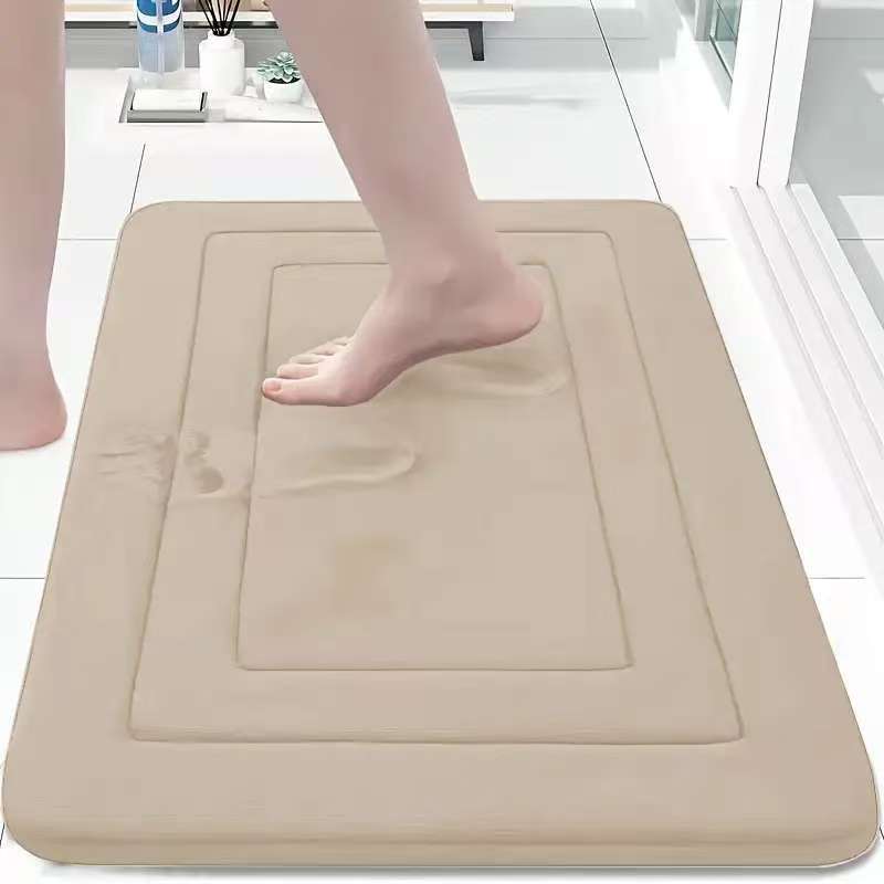 Memory Cotton Bathroom Anti-Slip Floor Mat