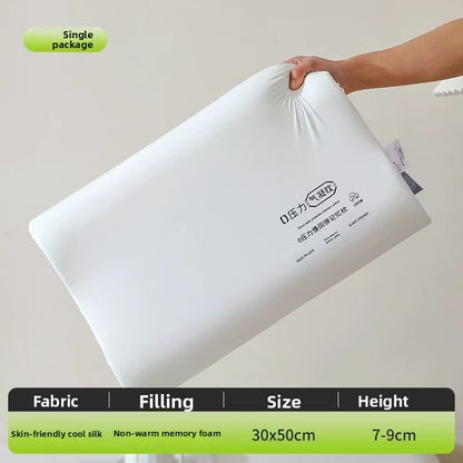 Memory foam aerosol pillow