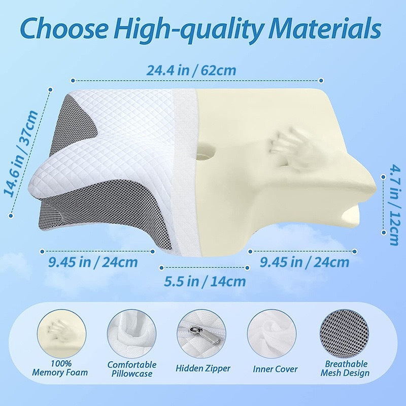 Memory Foam Butterfly Neck Pillow