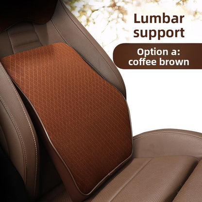 Memory Foam Car Headrest and Lumbar Pillow Set