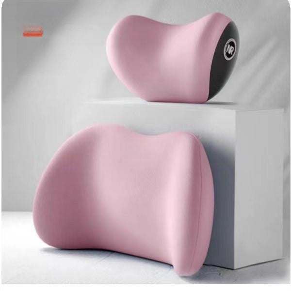 Memory Foam Car Headrest and Lumbar Support Pillow Set