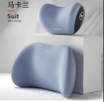 Memory Foam Car Lumbar Neck Support Cushion