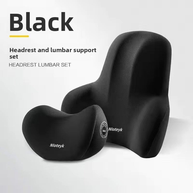 Memory Foam Car Neck Pillow and Lumbar Support