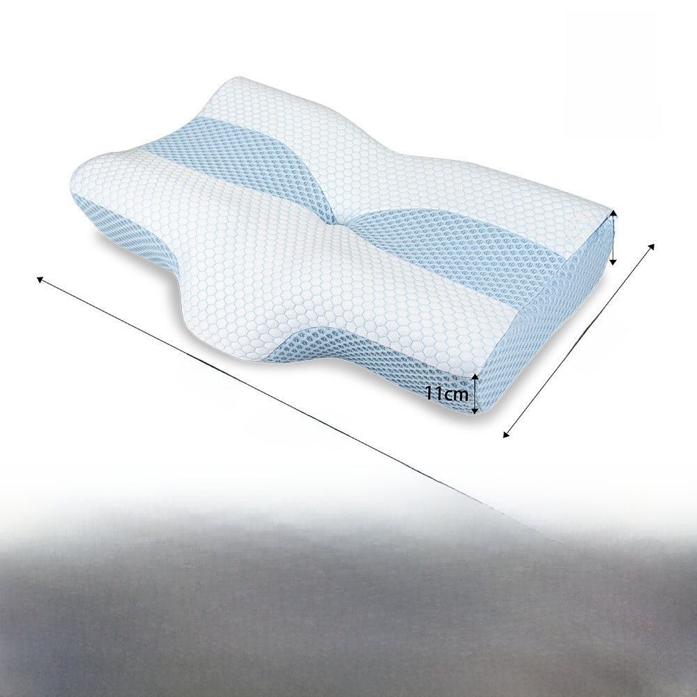 Memory foam cervical pillow