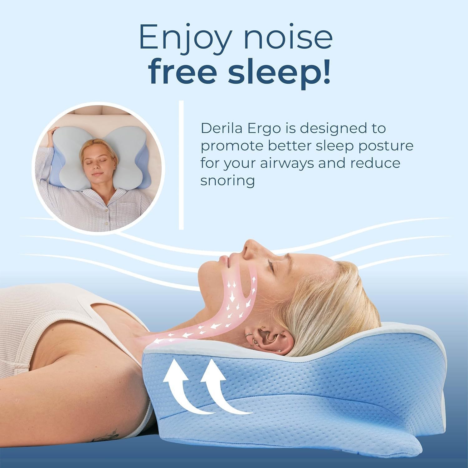 Memory Foam Cervical Support Pillow