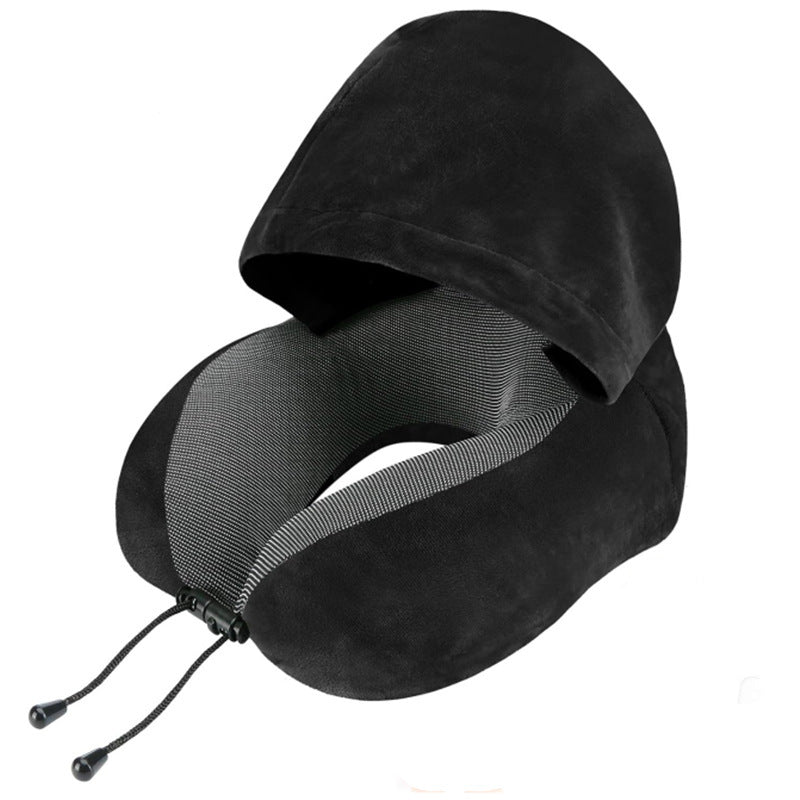 Memory Foam Hooded Travel Pillow