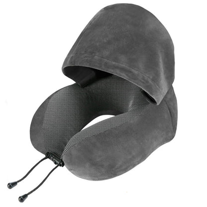 Memory Foam Hooded Travel Pillow
