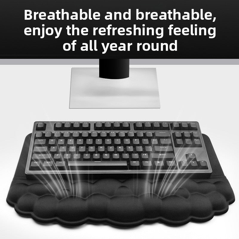Memory Foam Keyboard Wrist Rest with Anti-Slip Base