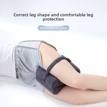 Memory Foam Leg Pillow for Side Sleepers and Pregnancy Support