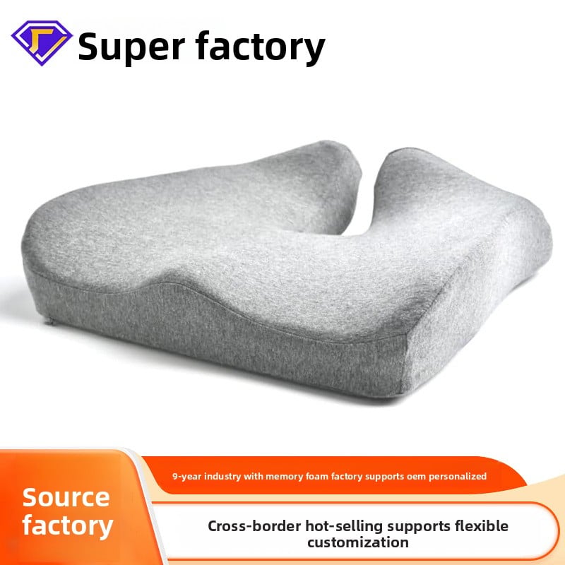 Memory foam lumbar support cushion