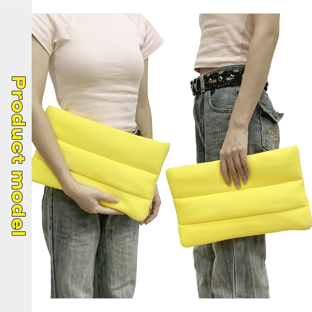 Memory foam makeup bag