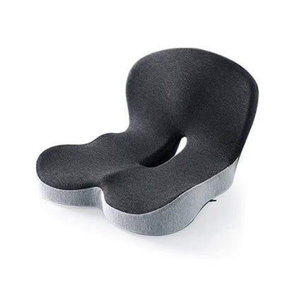 Memory foam one-piece seat cushion backrest
