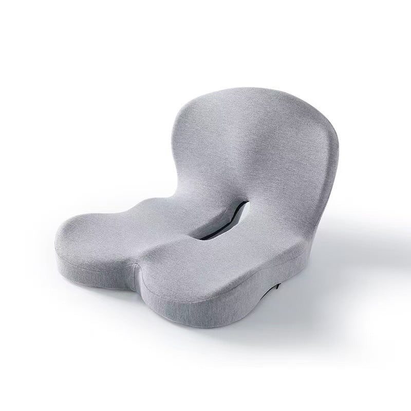 Memory foam one-piece seat cushion backrest