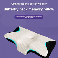 Small Butterfly Memory Pillow B01 Black White