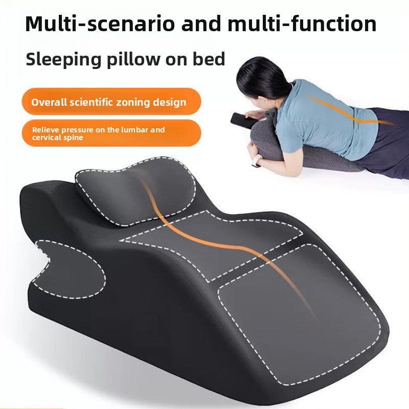 Memory Foam Prone Position Sleeping Pillow for Adults