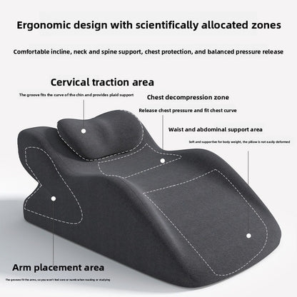 Memory Foam Prone Position Sleeping Pillow for Adults