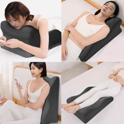 Memory Foam Prone Position Sleeping Pillow for Adults