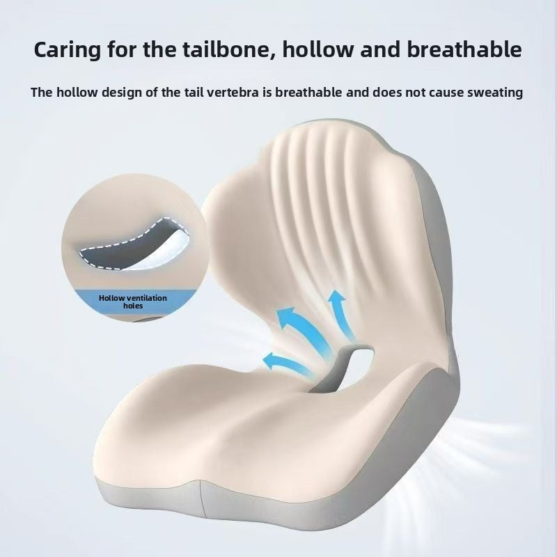 Memory Foam Seat Cushion with Back Support