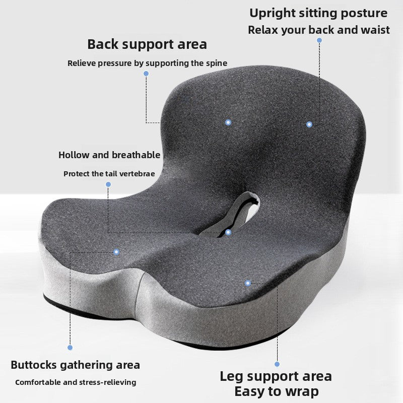 Memory Foam Seat Cushion with Backrest