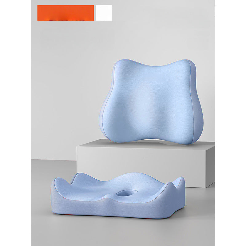 Memory Foam Seat Cushion with Lumbar Support