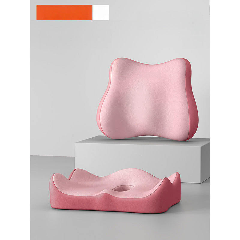 Memory Foam Seat Cushion with Lumbar Support
