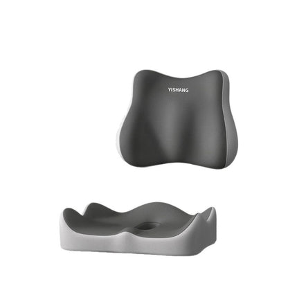 Memory Foam Seat Cushion with Lumbar Support