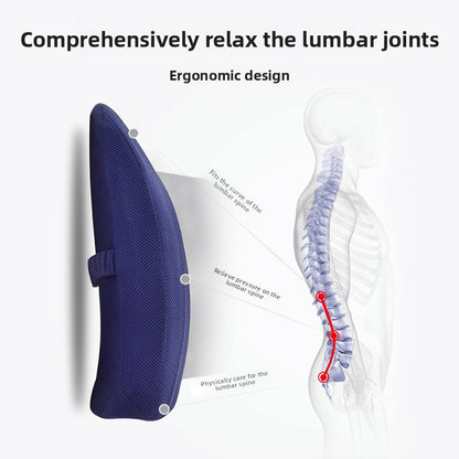 Memory Foam Seat Cushion with Lumbar Support