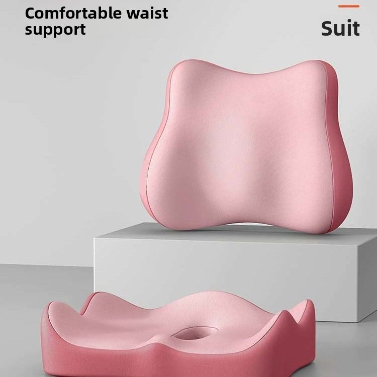 Memory Foam Seat Cushion with Lumbar Support