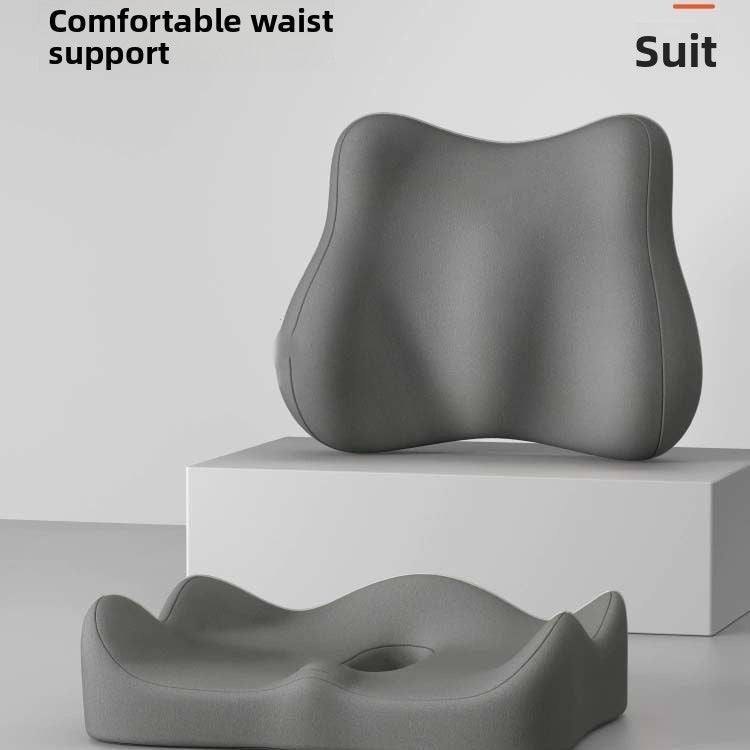 Memory Foam Seat Cushion with Lumbar Support