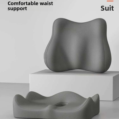 Memory Foam Seat Cushion with Lumbar Support
