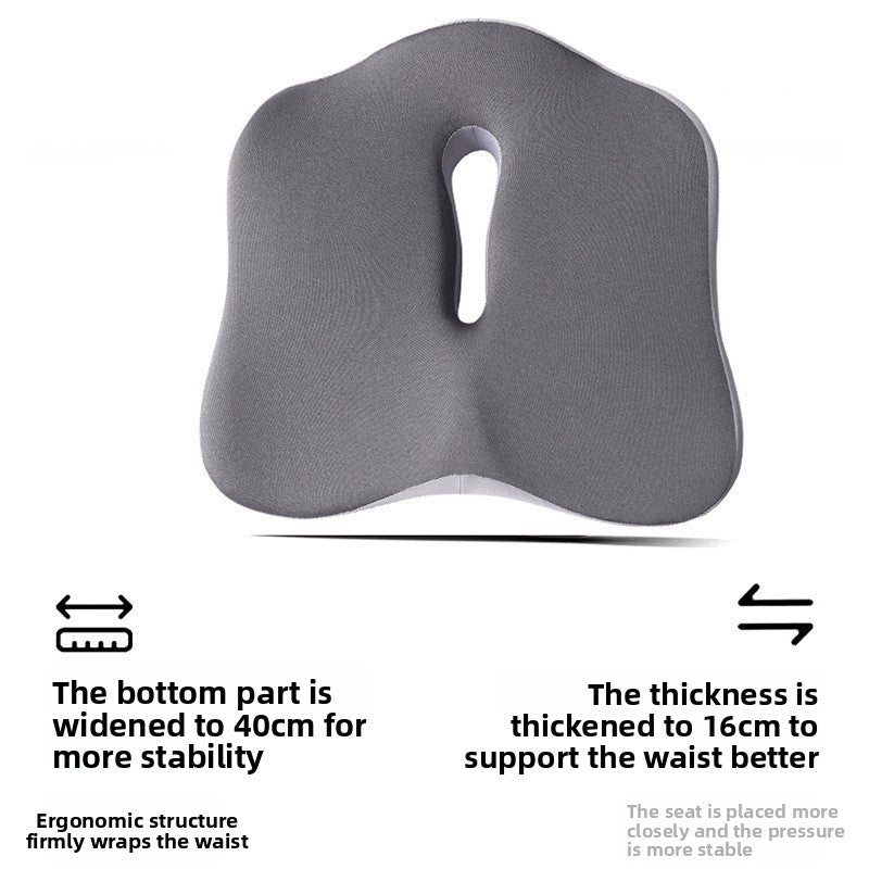 Memory Foam Seat Cushion with Lumbar Support