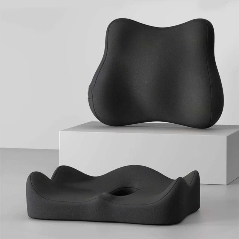 Memory Foam Seat Cushion with Lumbar Support